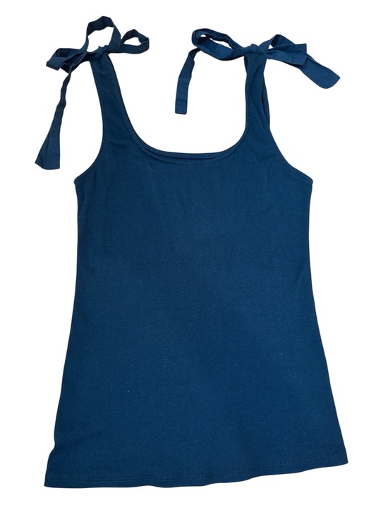 a new day Tops - a new day Black Tie-Shoulder Tank Top